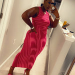 Fuchsia Frenzy Dress