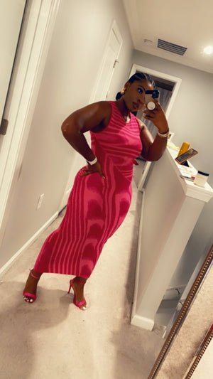 Fuchsia Frenzy Dress