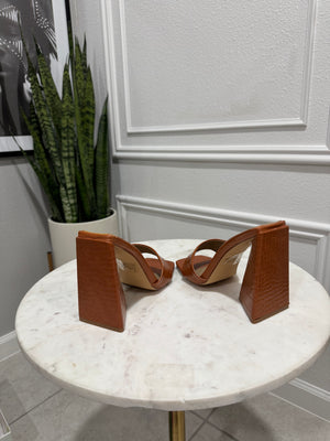 EGO Brown Mules (BRAND NEW)