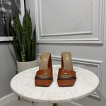 EGO Brown Mules (BRAND NEW)