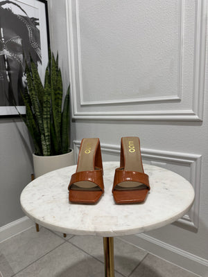 EGO Brown Mules (BRAND NEW)
