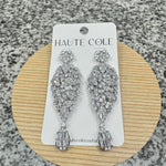 AMBER Luxe Drop Bridal Earrings