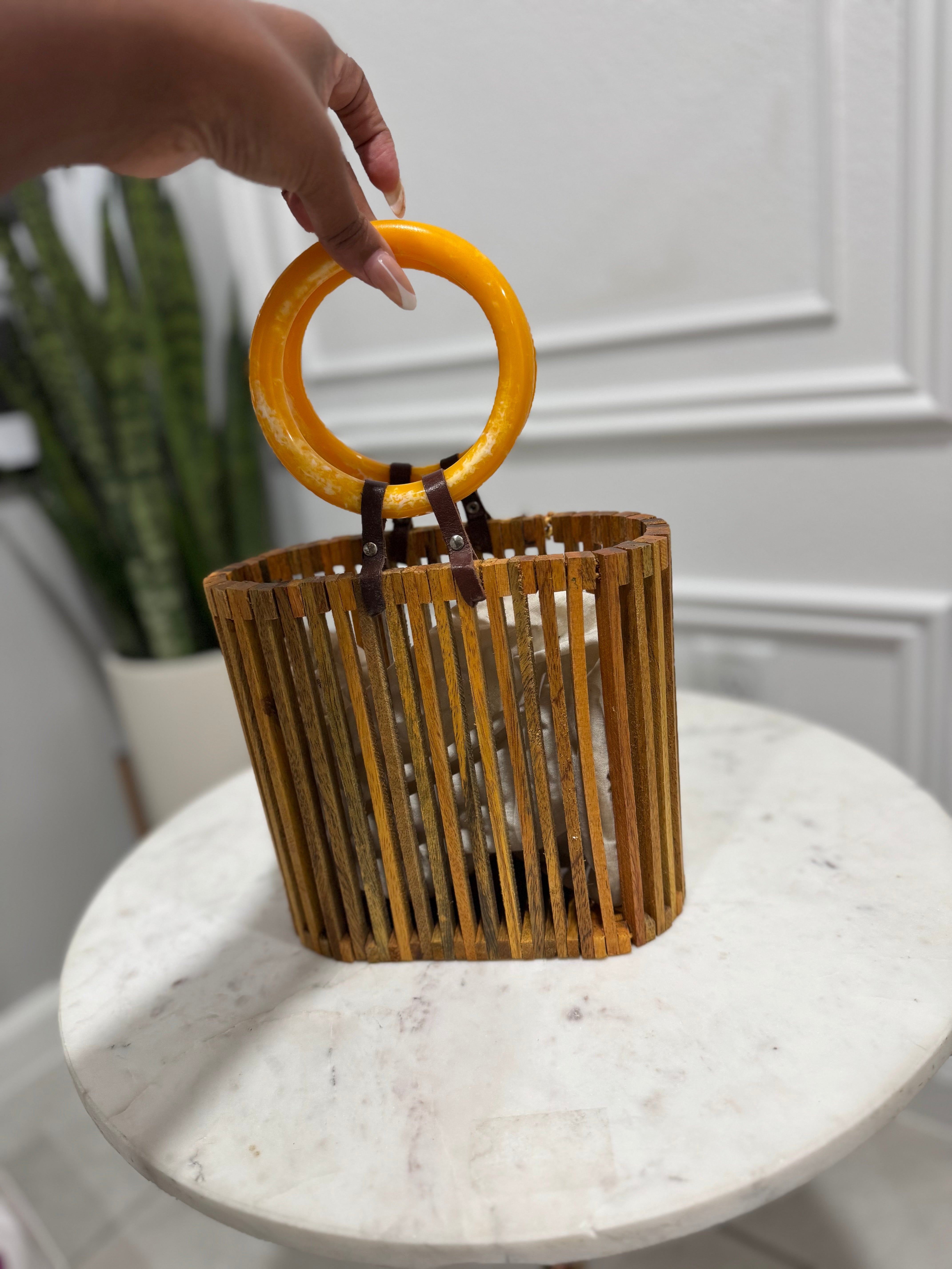 Bamboo Bloom Handbag