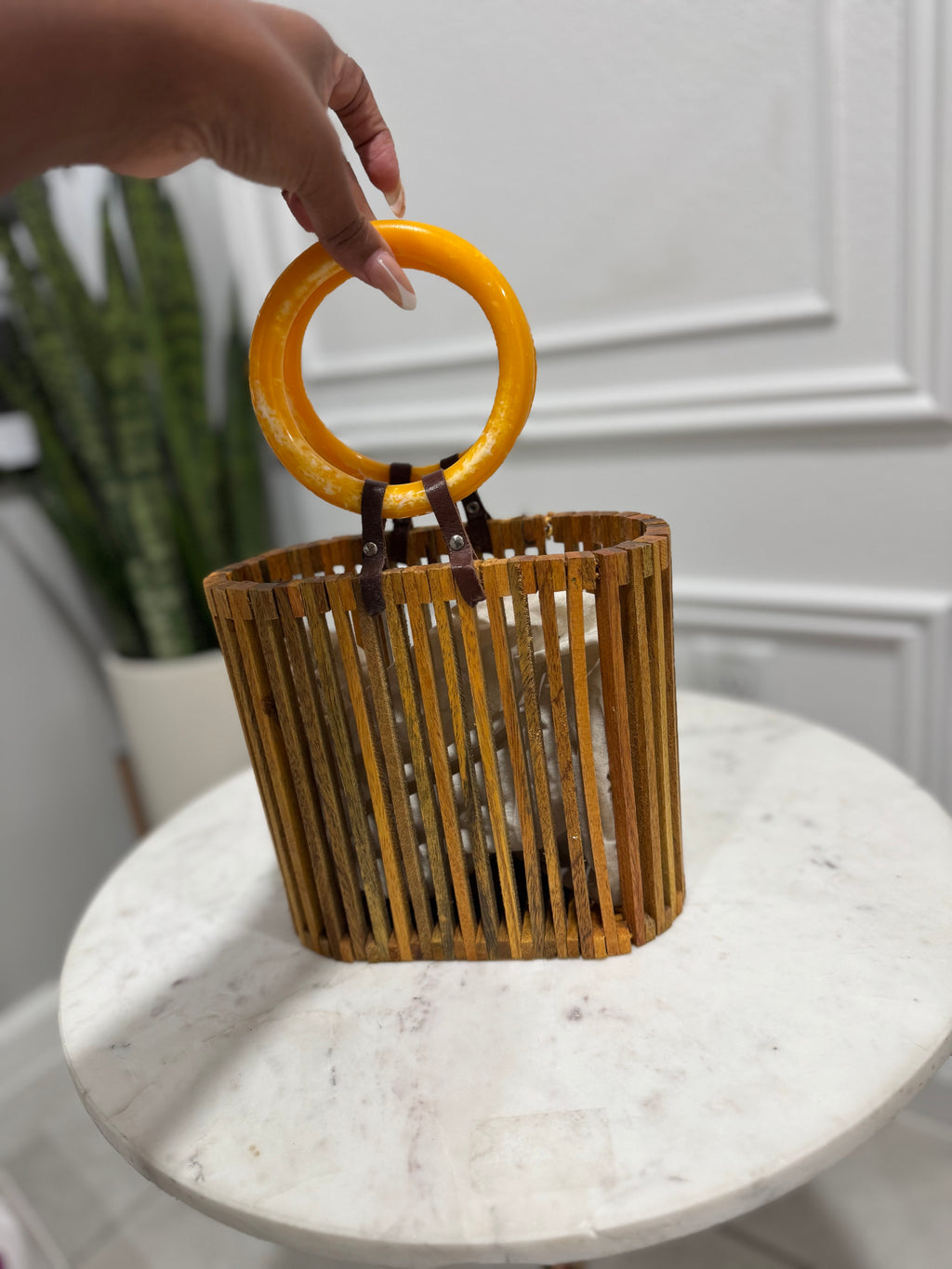Bamboo Bloom Handbag