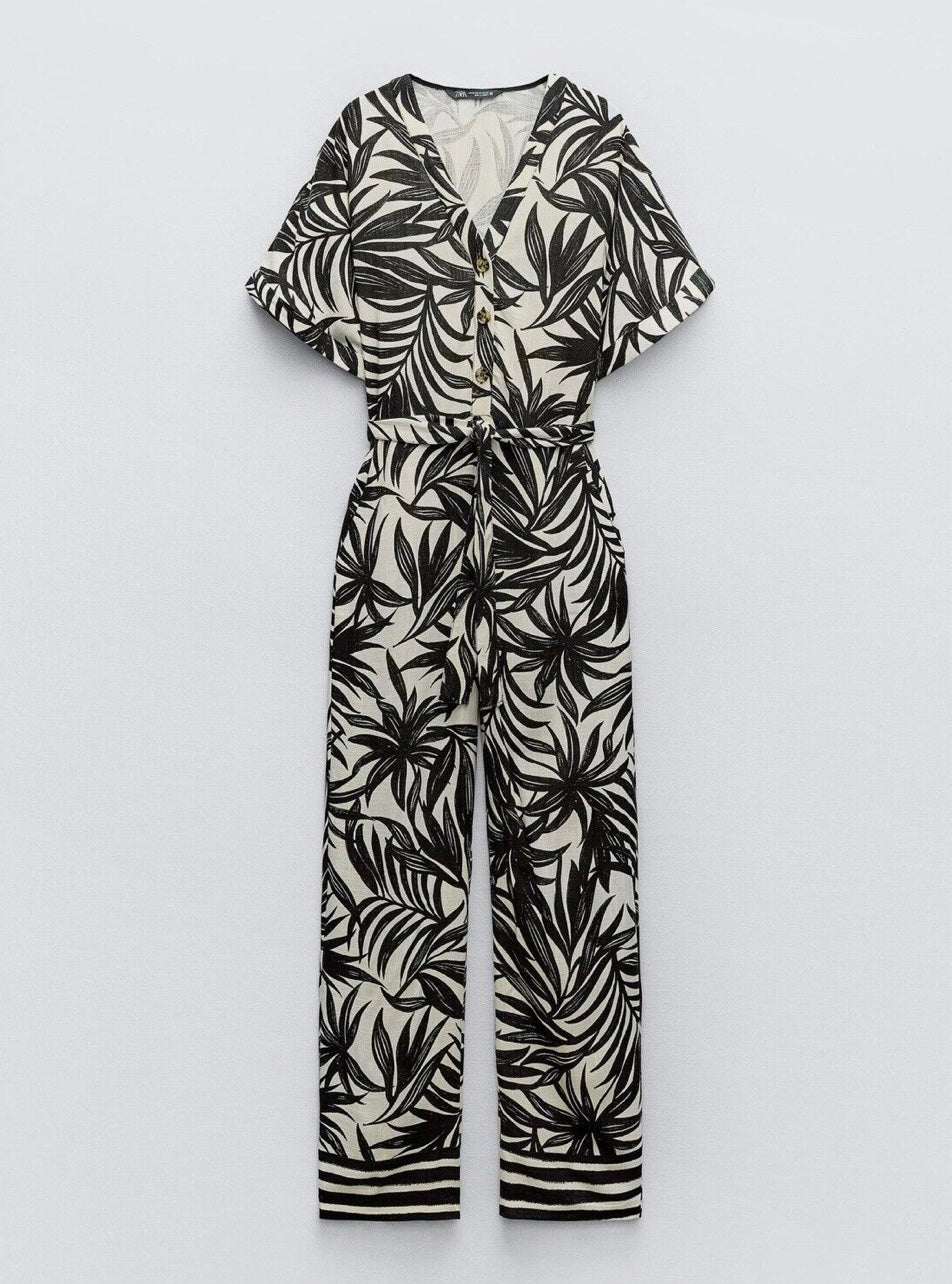 Monochrome Oasis Jumpsuit (BRAND NEW W/TAGS)
