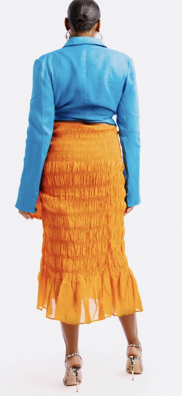HANIFA Resort Orange Skirt (BRAND NEW W/TAGS)