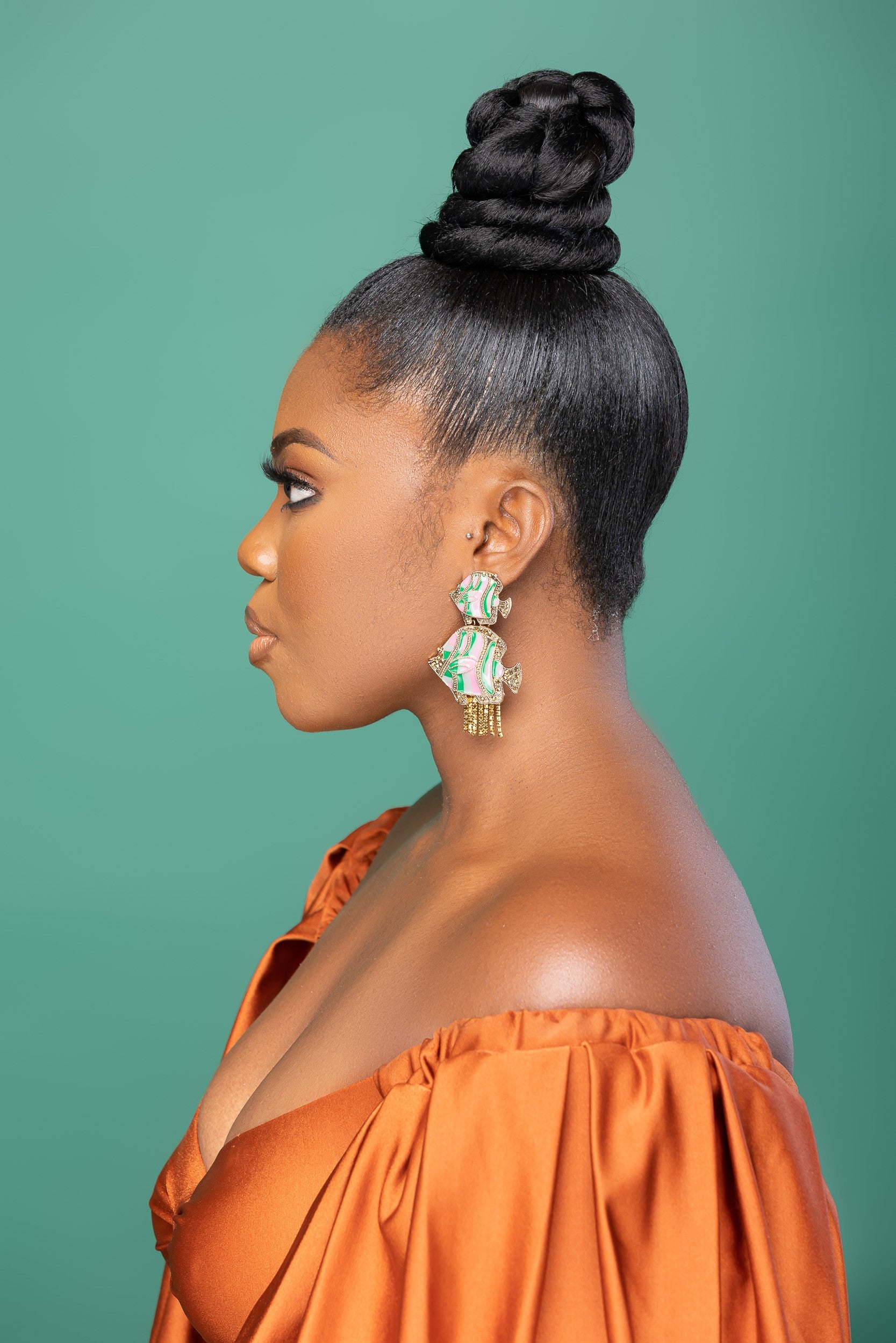 ZURI-Statement Earrings